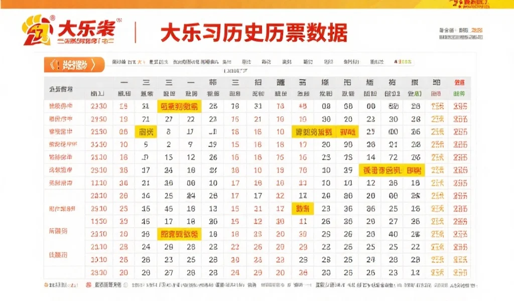 如何利用历史开奖数据分析2025年大乐透的热号与冷号